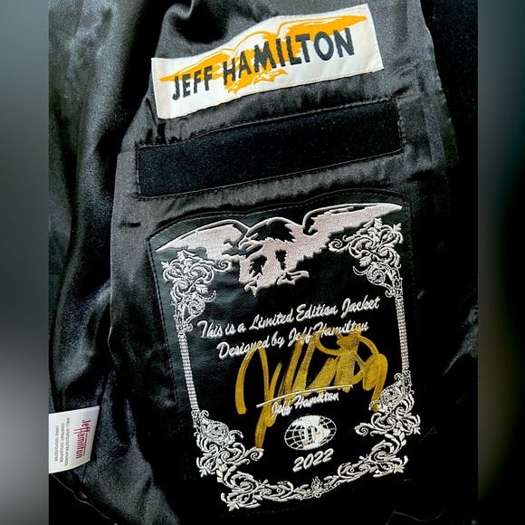 OVO NBA Jeff Hamilton Team Icons Wool Jacket - Picture 3 of 5